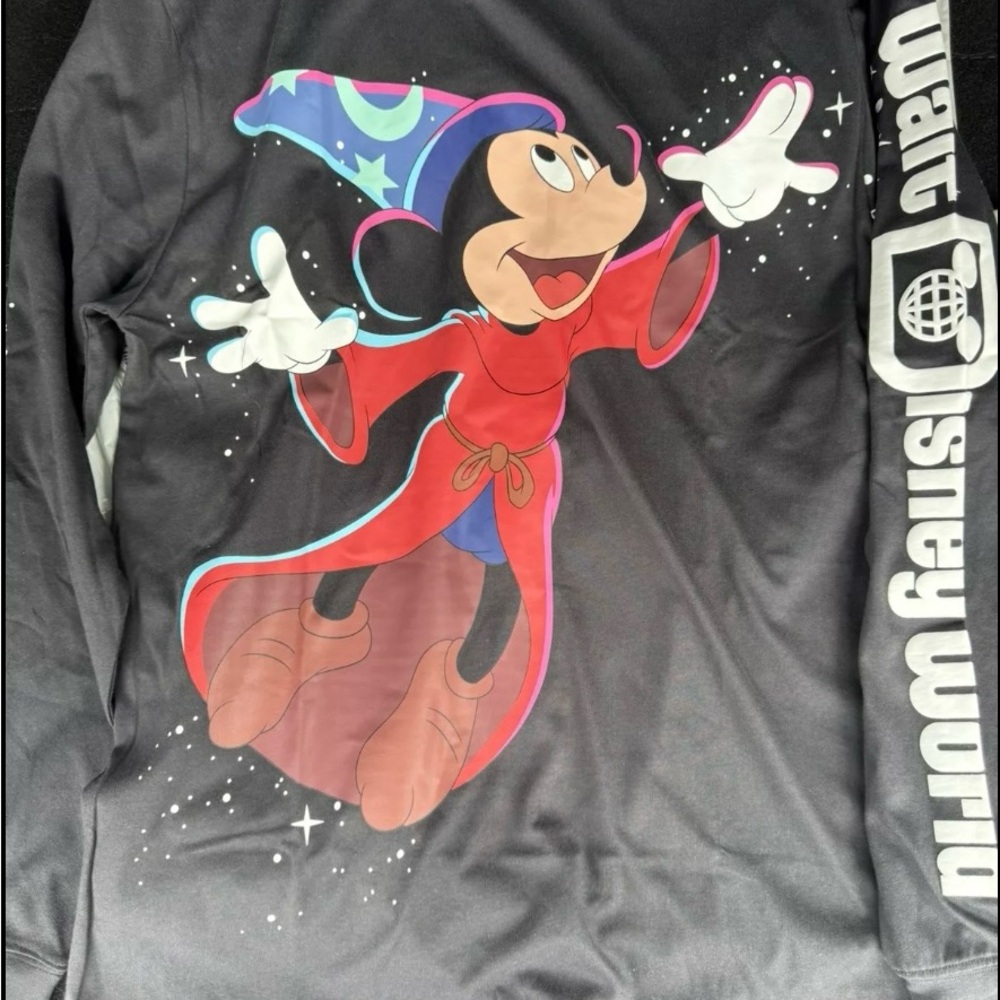 2025 Walt Disney World Parks Sorcerer Mickey Shirt Long Sleeve Medium M